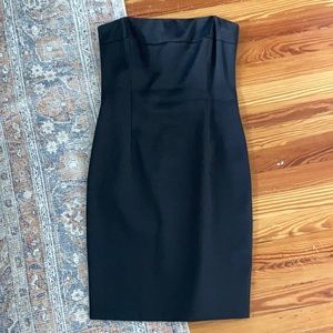 Strapless satin dress from Laundry by Shelli Segal